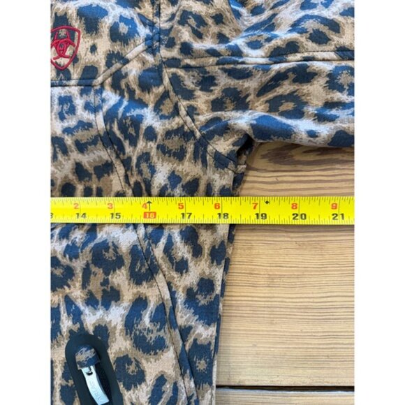 Ariat Women Leopard Print Full Zip Softshell Jacket - Picture 4 of 6